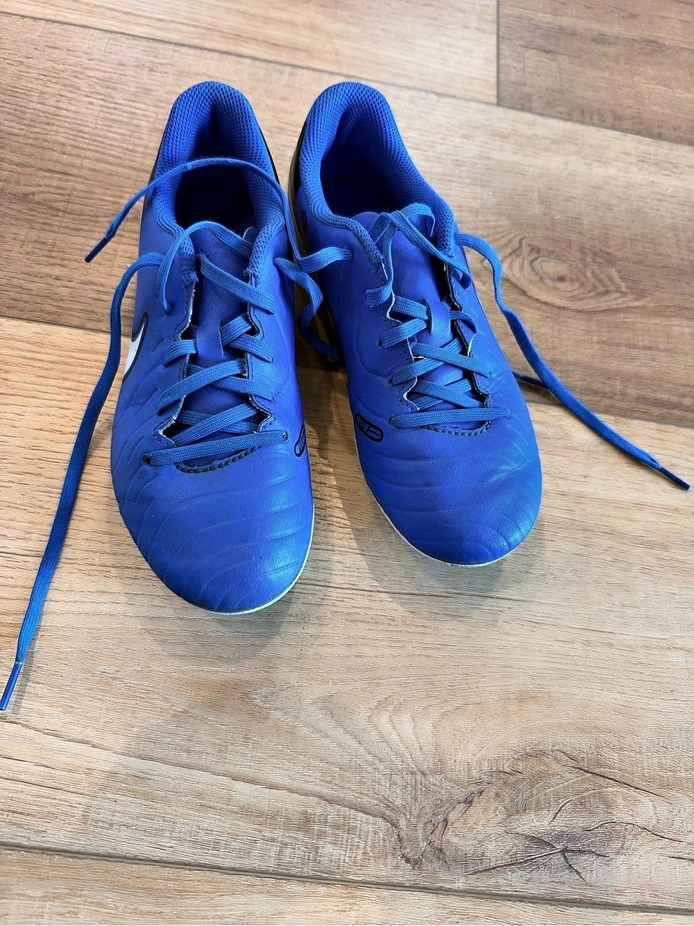 Nike Tiempo Mystic V FG Blue & White Soccer Cleats